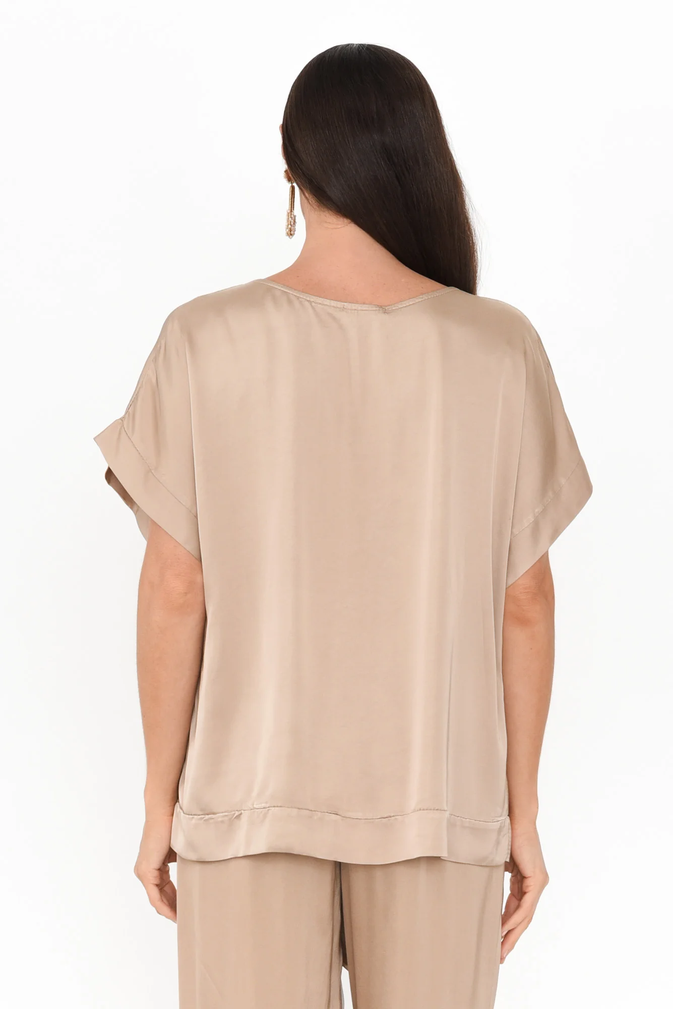 Selina Gold Scoop Neck Top