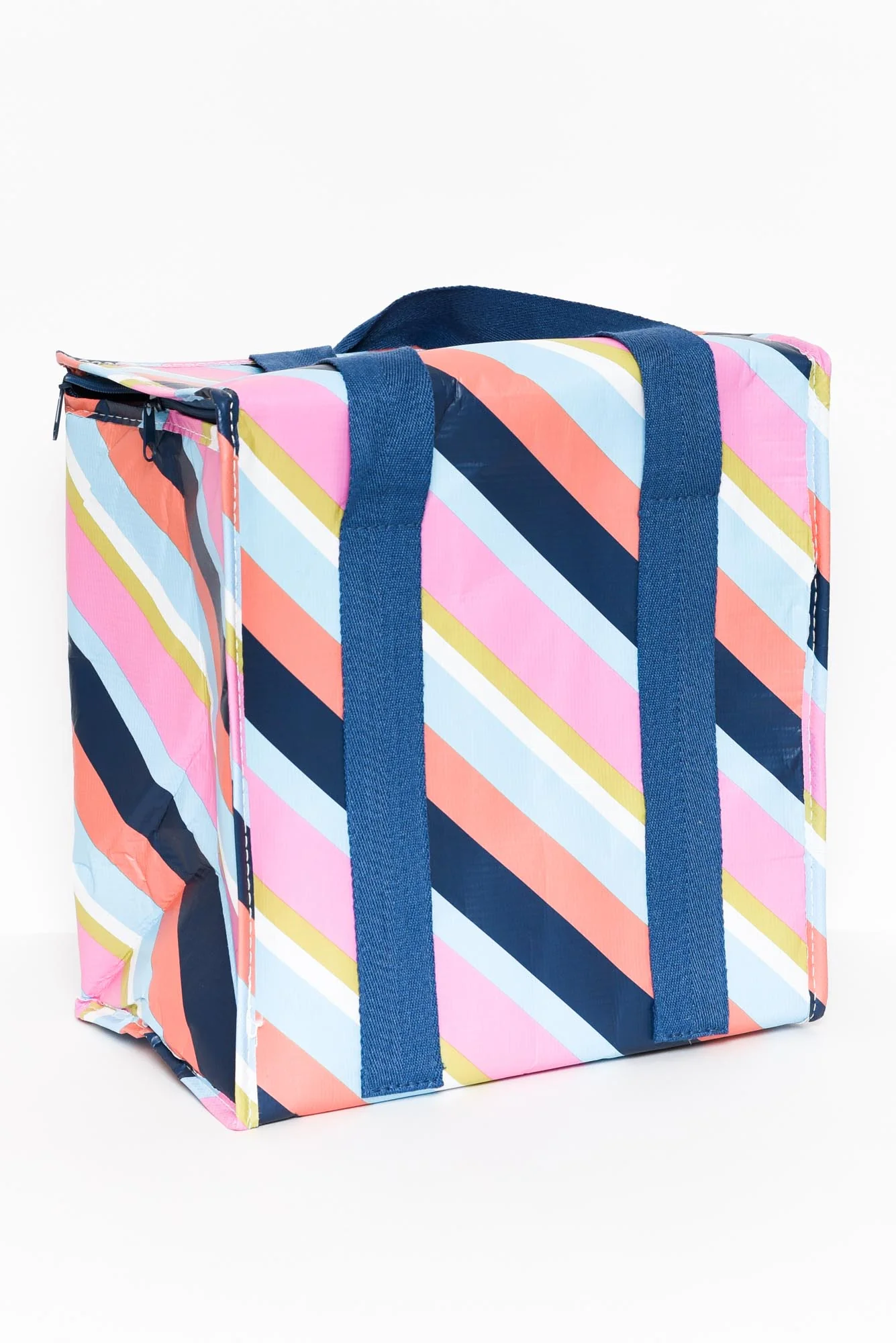 Gia Candy Stripe Insulated Tote