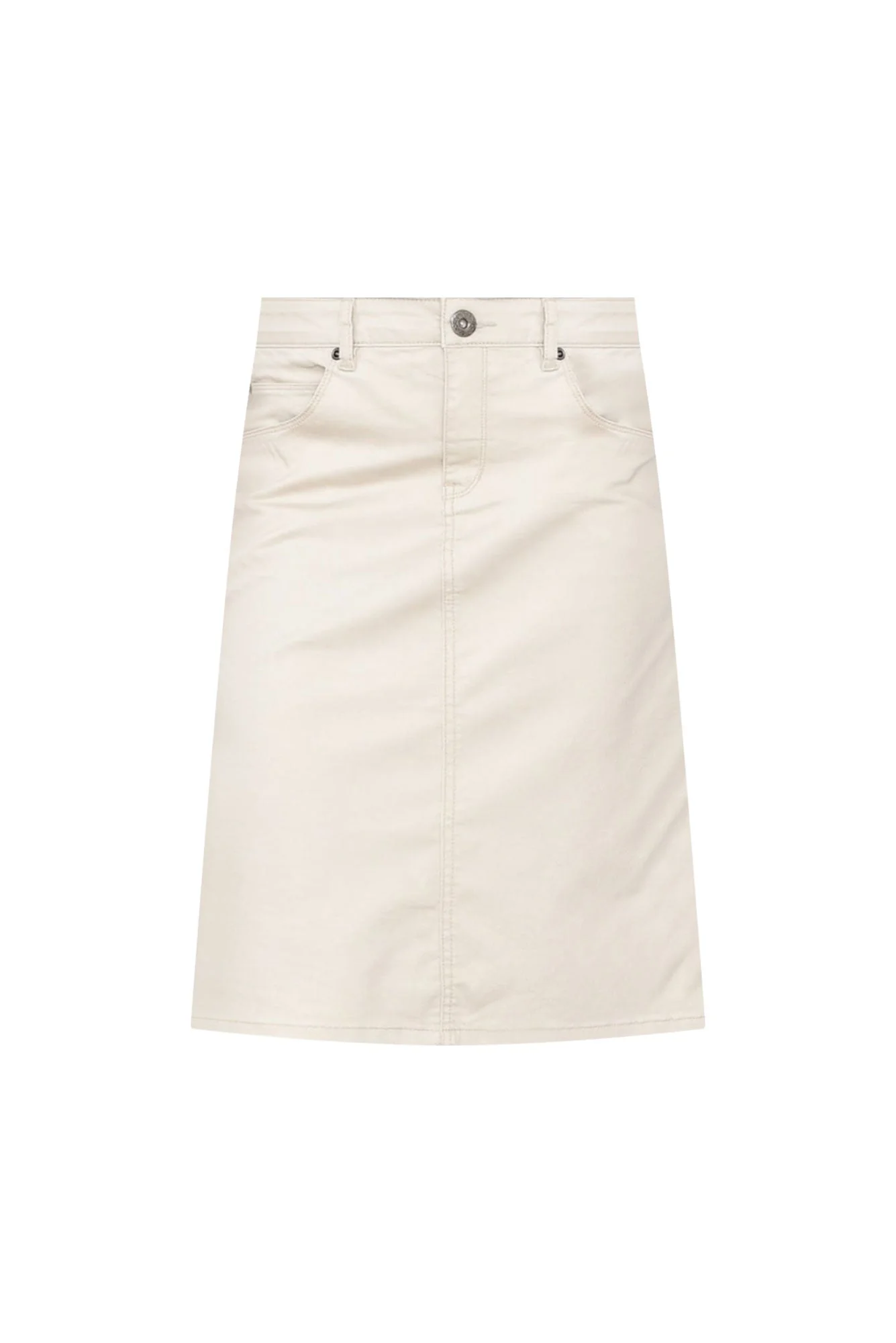 Palin Natural Zip Front Skirt