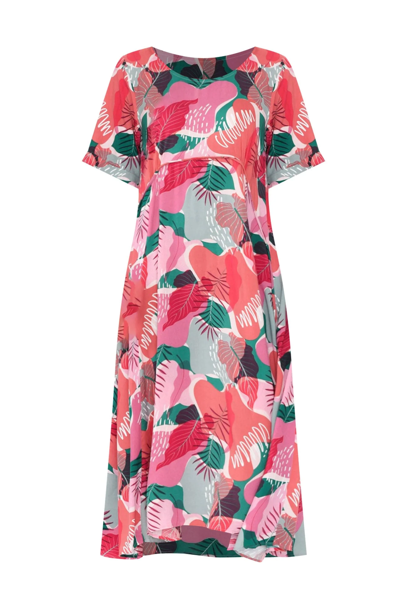 Solaris Pink Garden Crescent Dress