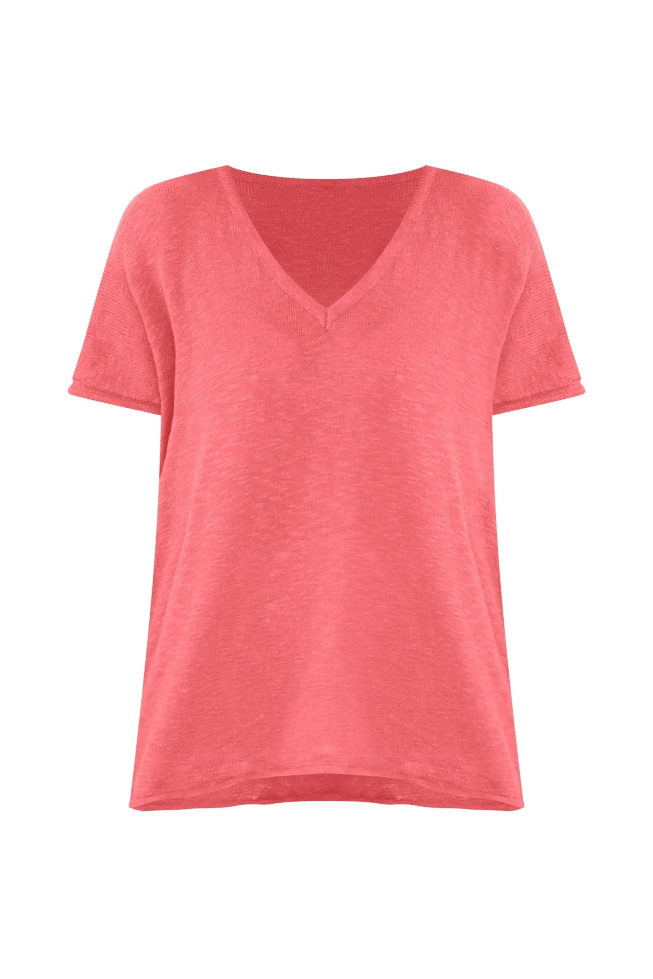 Saxon Pink Oversized Knit Top