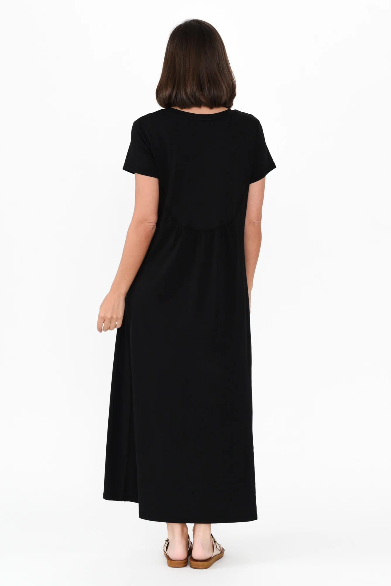 Patrick Black Cotton Pocket Dress