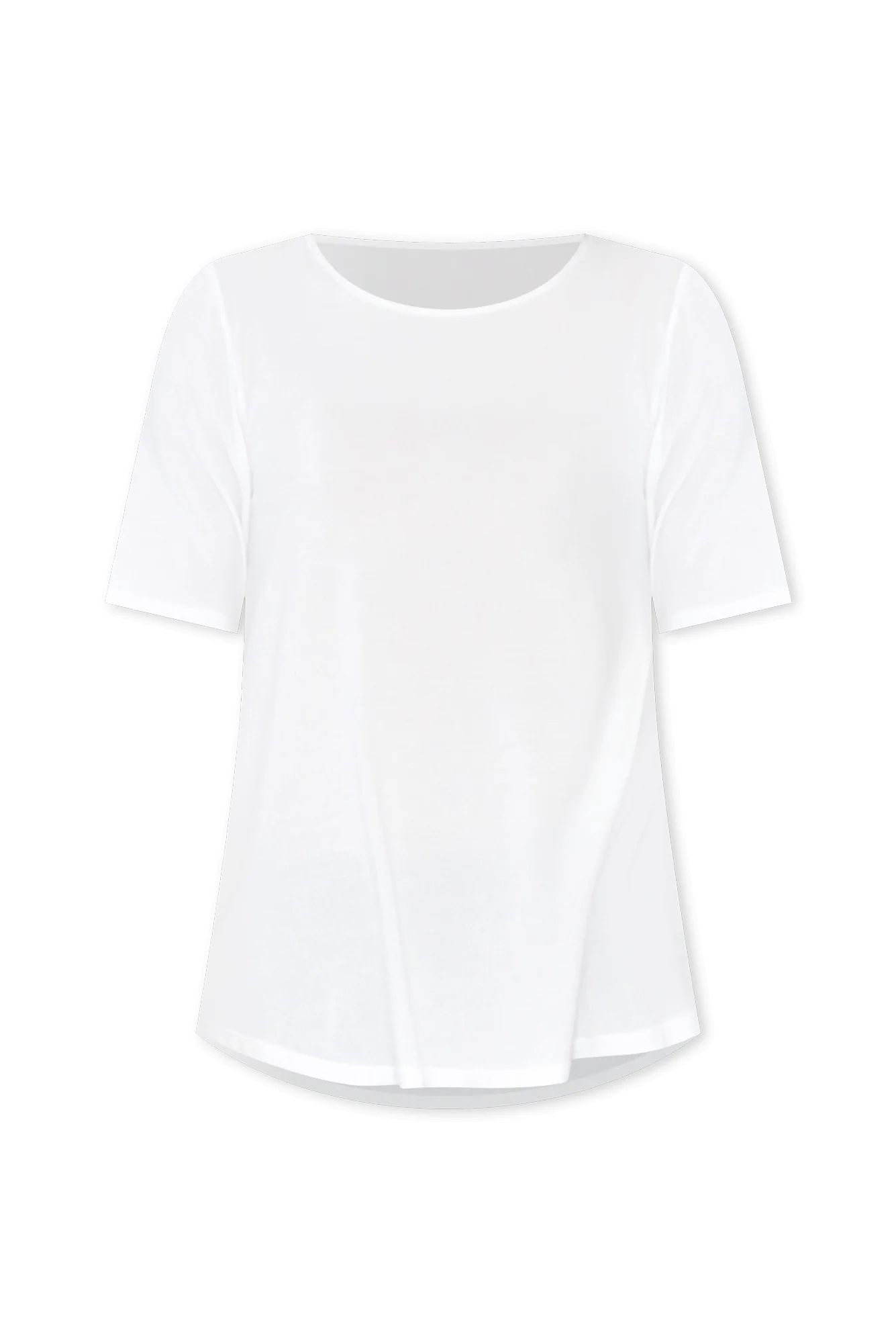 Buttery White Half Sleeve Tee