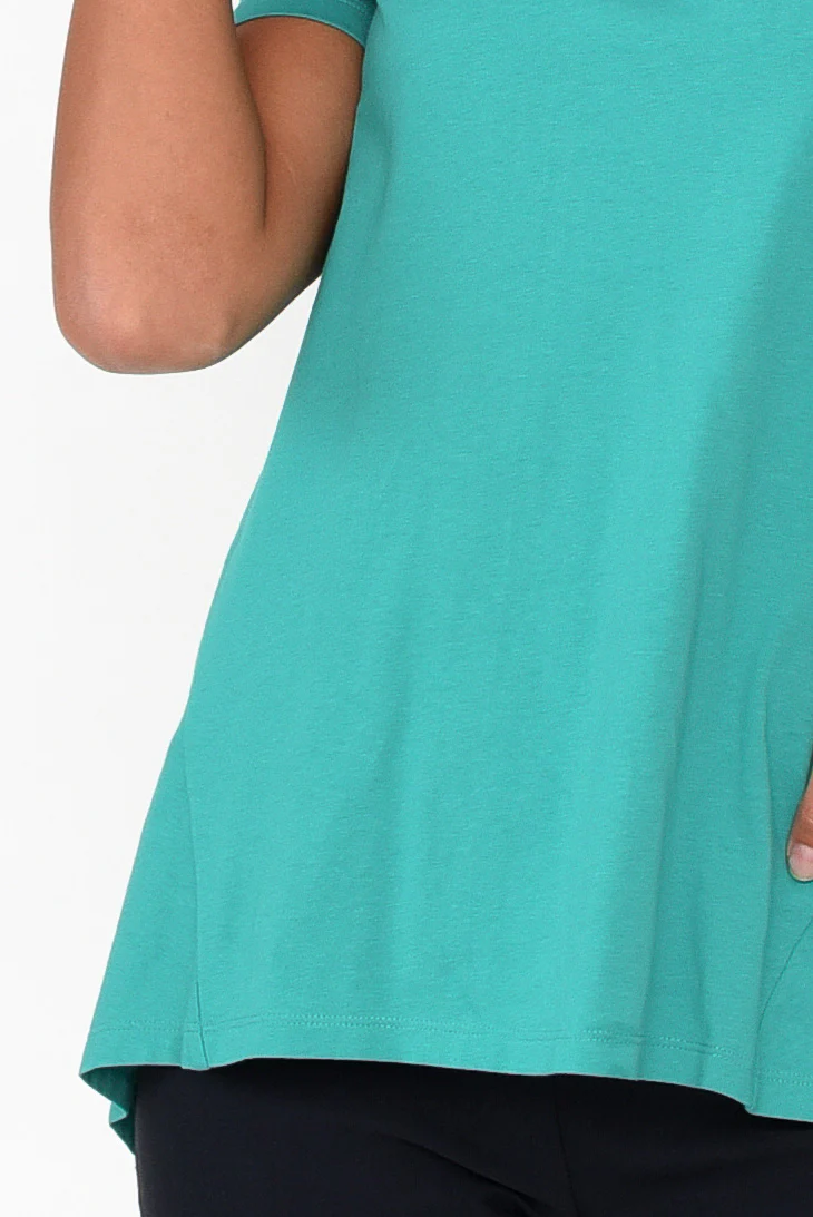 Luella Jade Green Cotton Tee