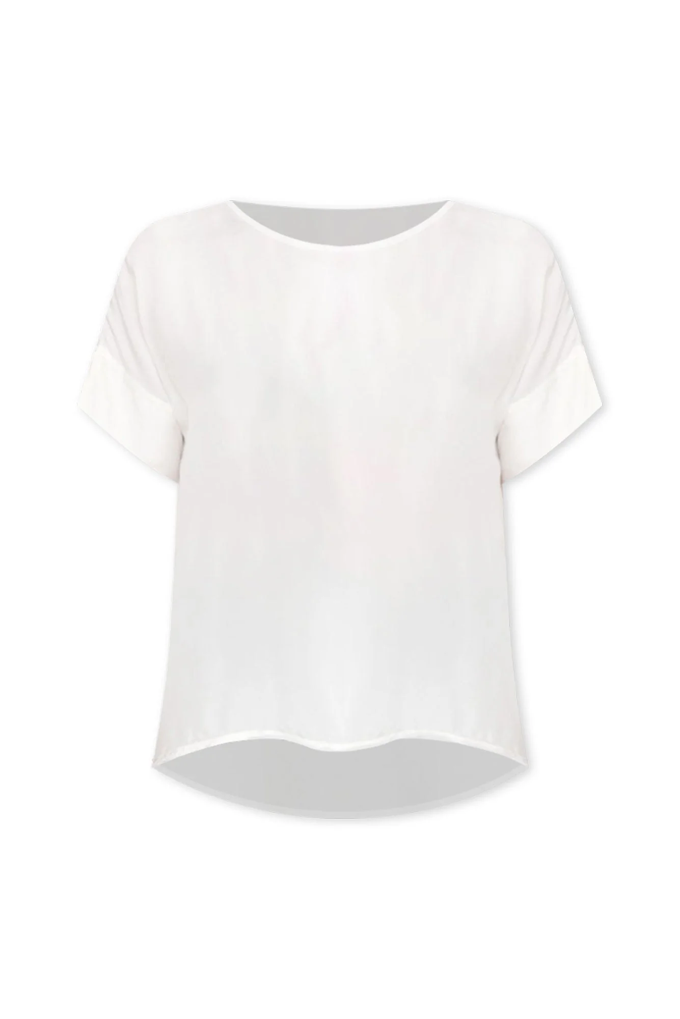 Greta Ivory Cupro Top