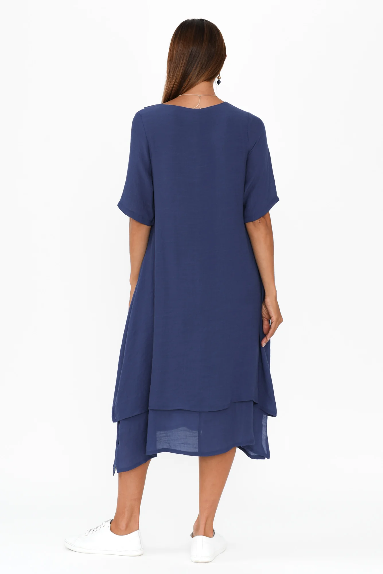Nala Deep Blue Layers Dress