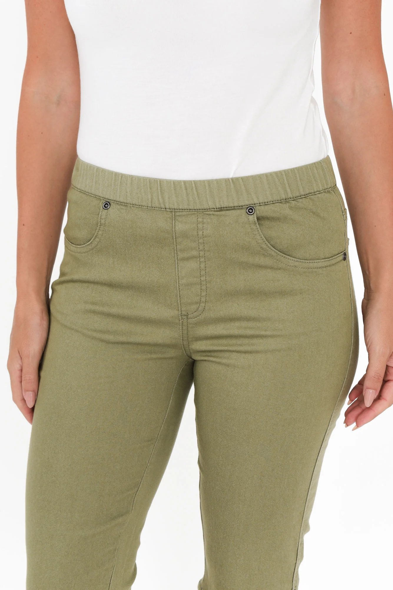 Tora Khaki Stretch Shorts