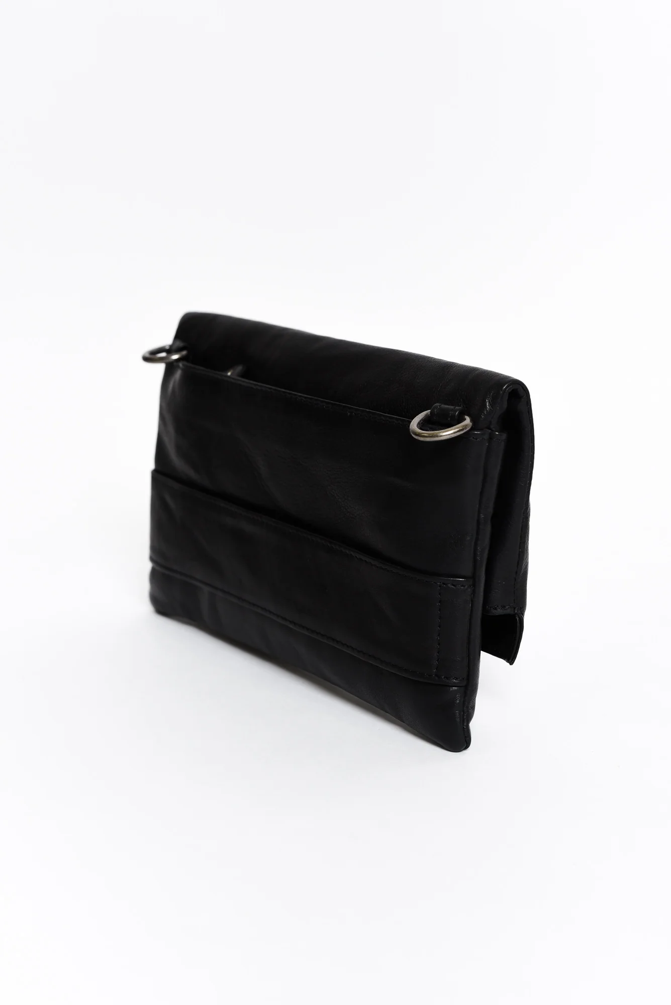 Aluka Black Leather Bag
