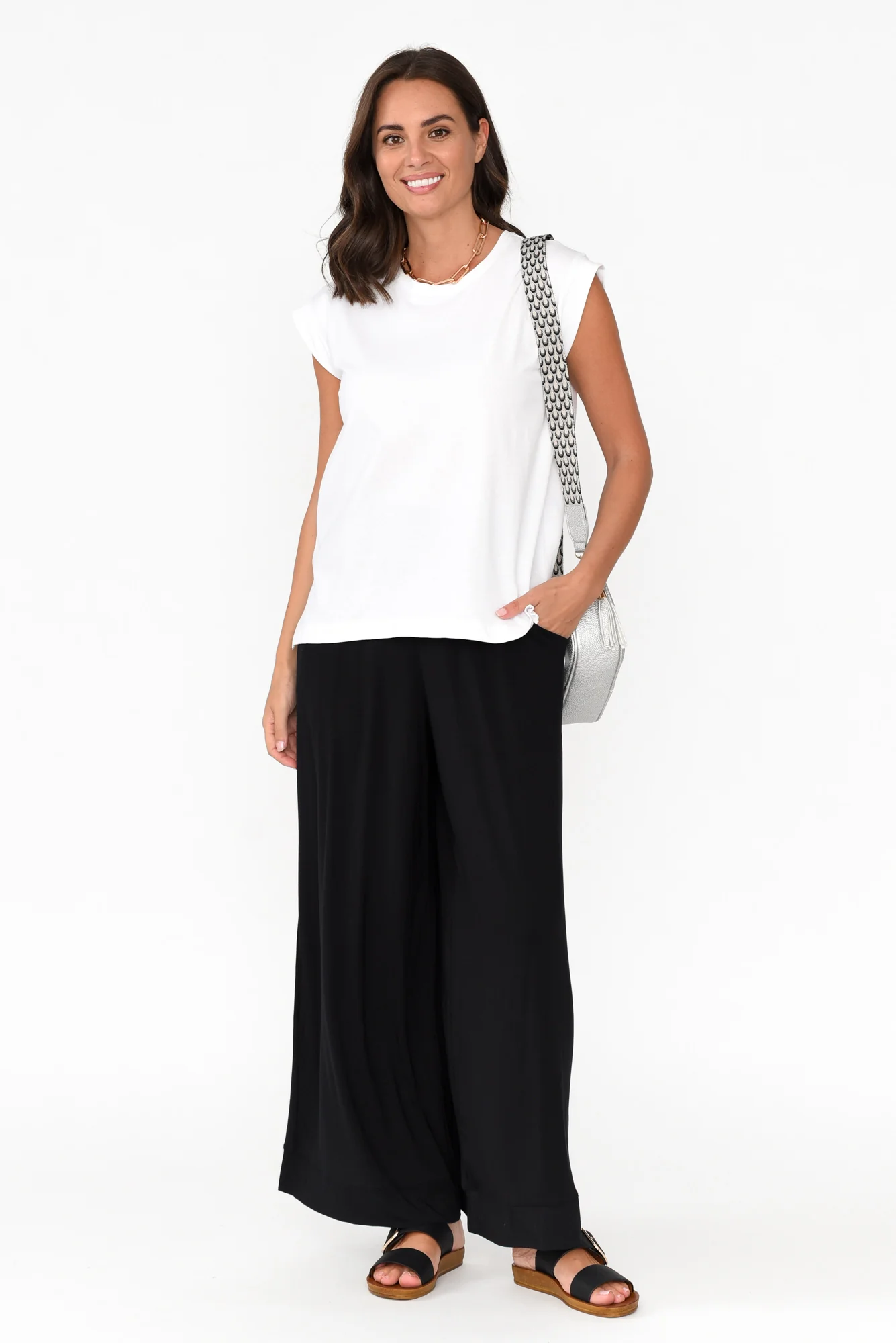 Michaela White Cotton Top