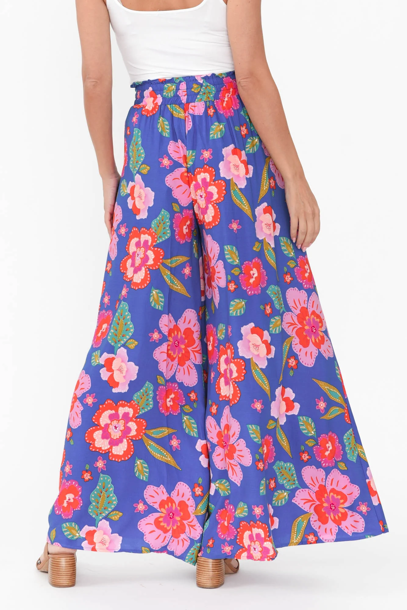 Neomi Blue Garden Wide Leg Pants