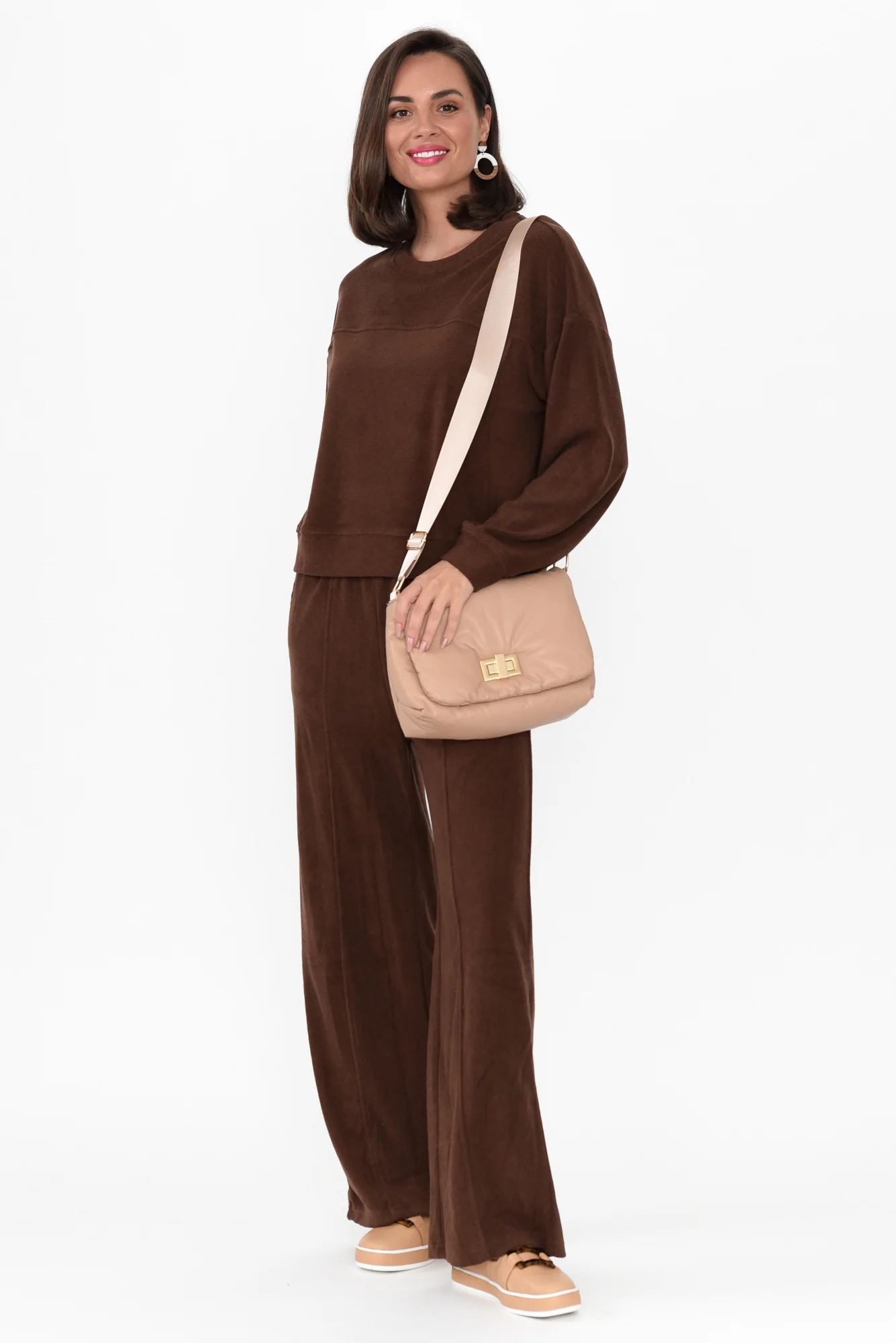 Kristie Chocolate Terry Jumper