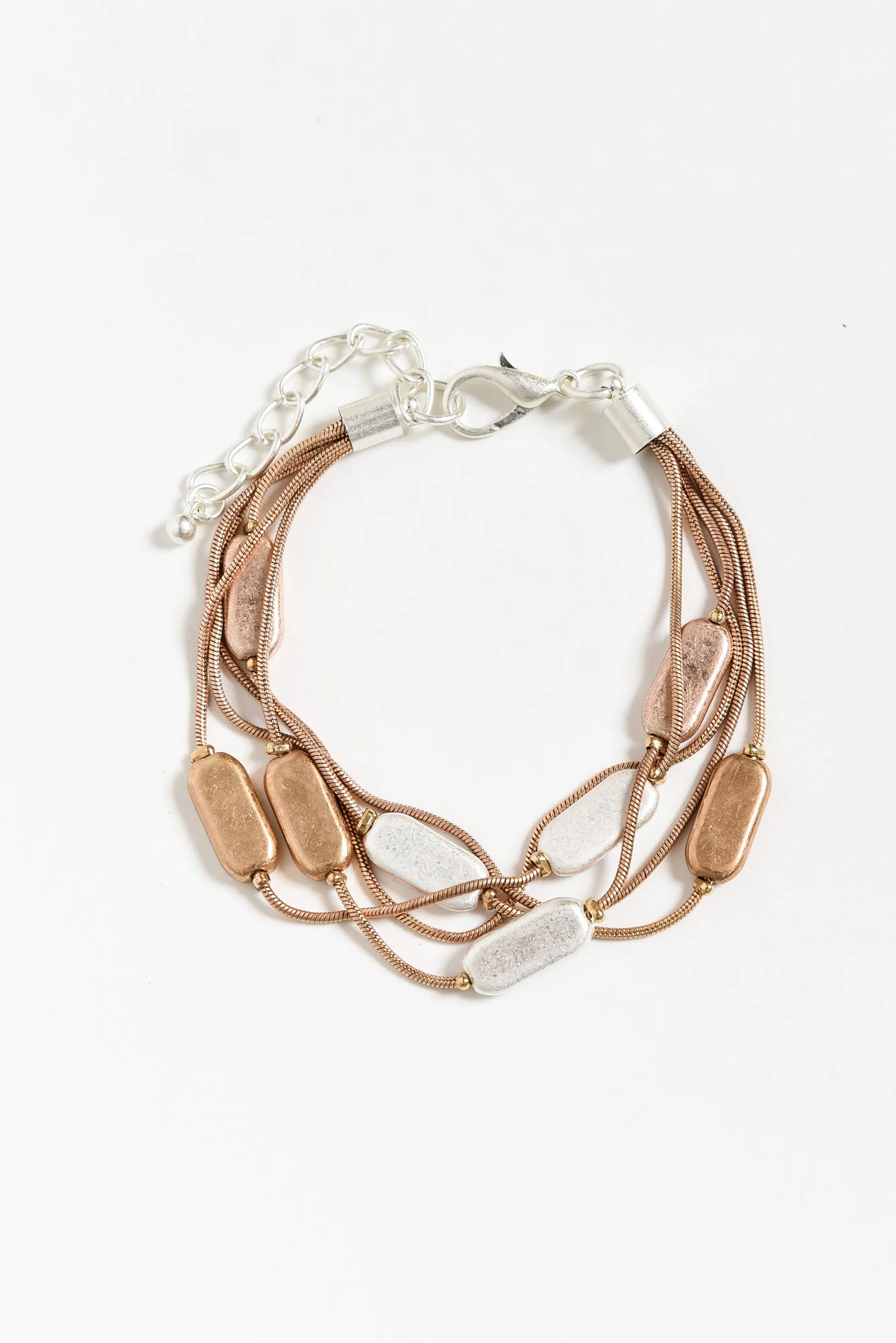 Searle Mix Metal Beaded Bracelet