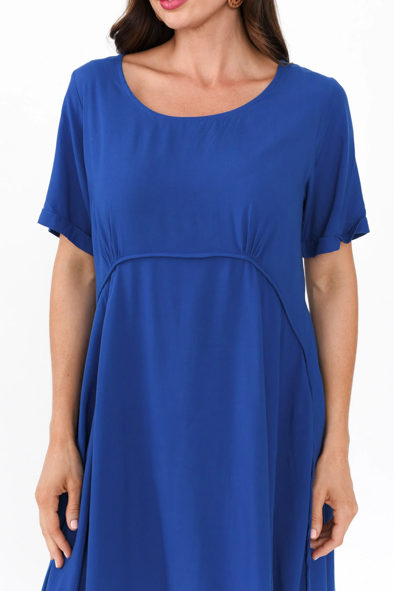 Zaelia Cobalt Crescent Dress