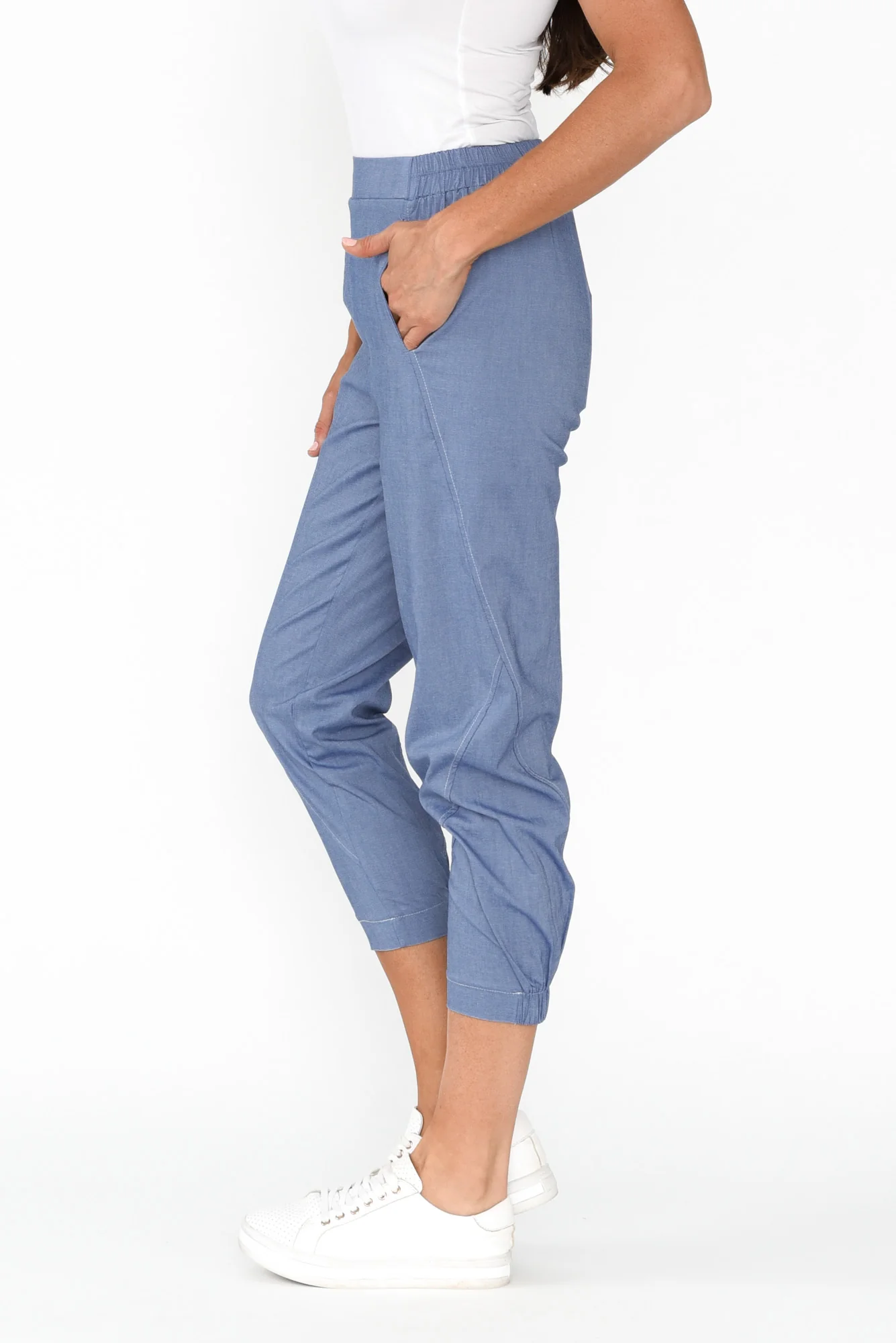 Cosita Blue Cropped Pants