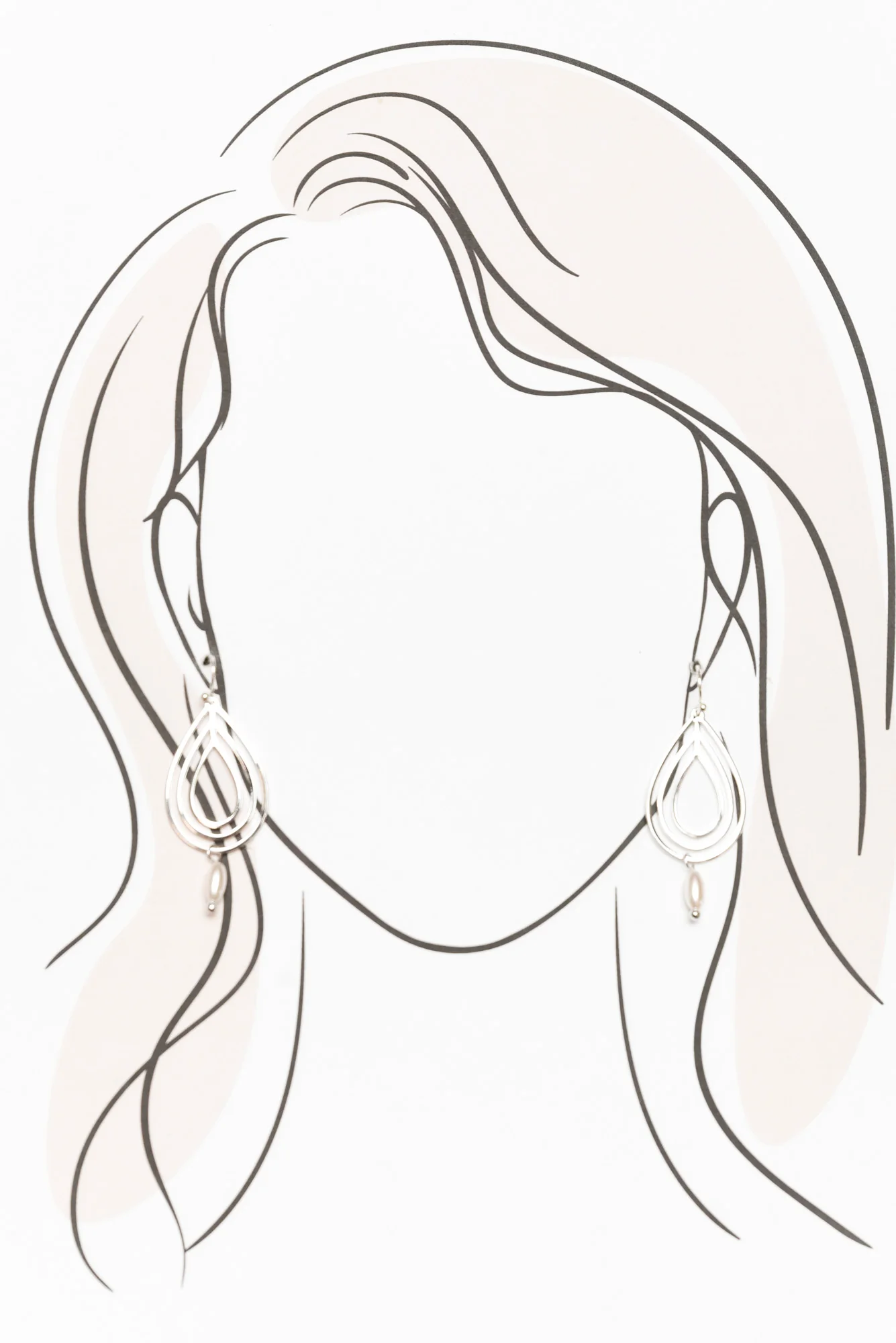 Verona Silver Teardrop Earrings