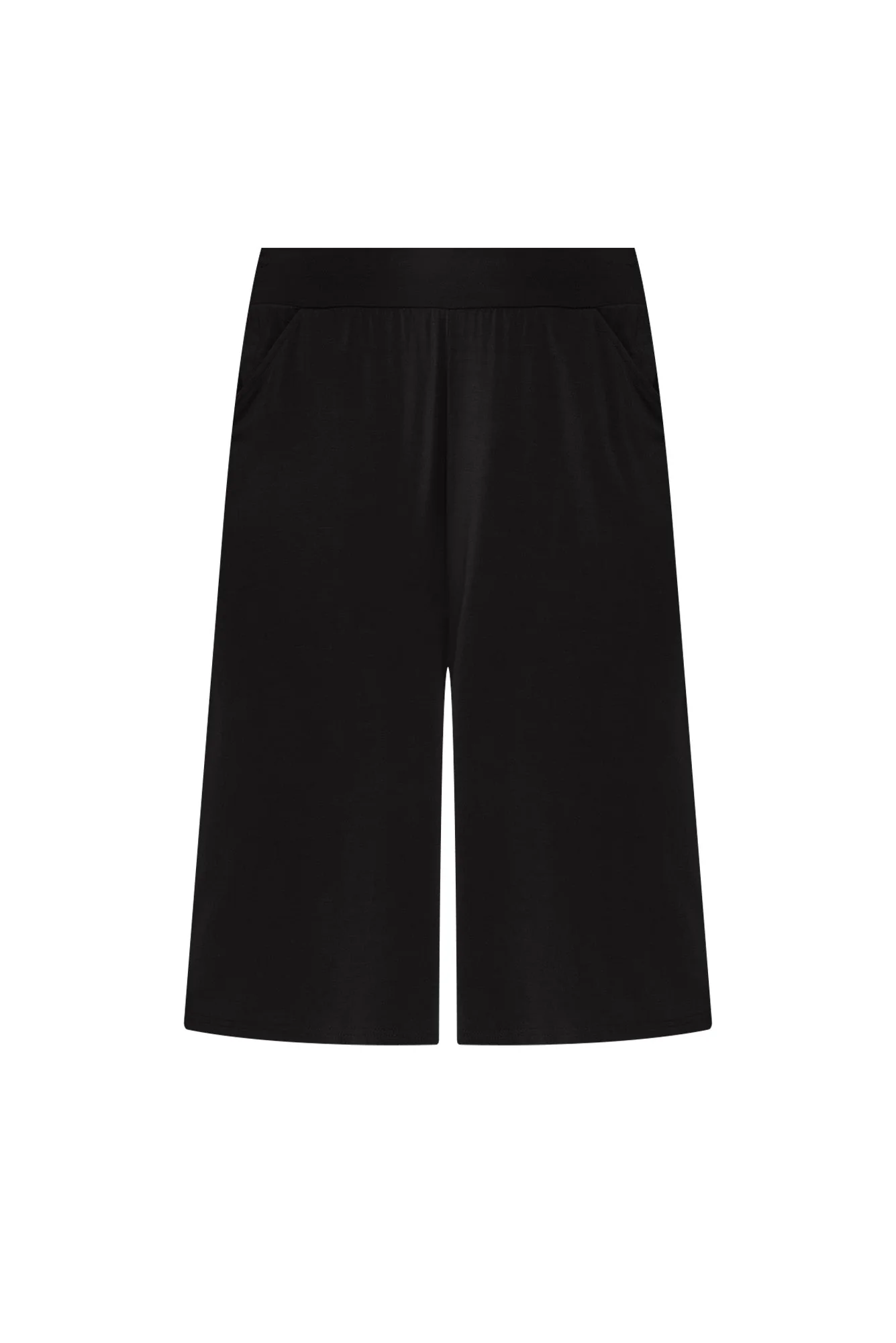 Bakar Black Bamboo Cropped Pants