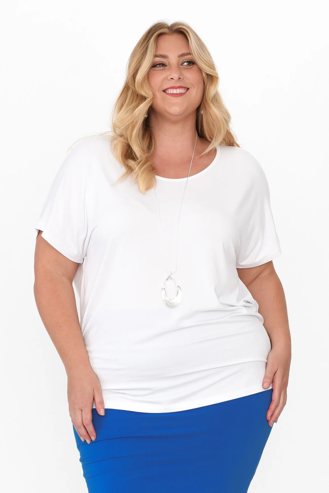 Danya White Bamboo Top