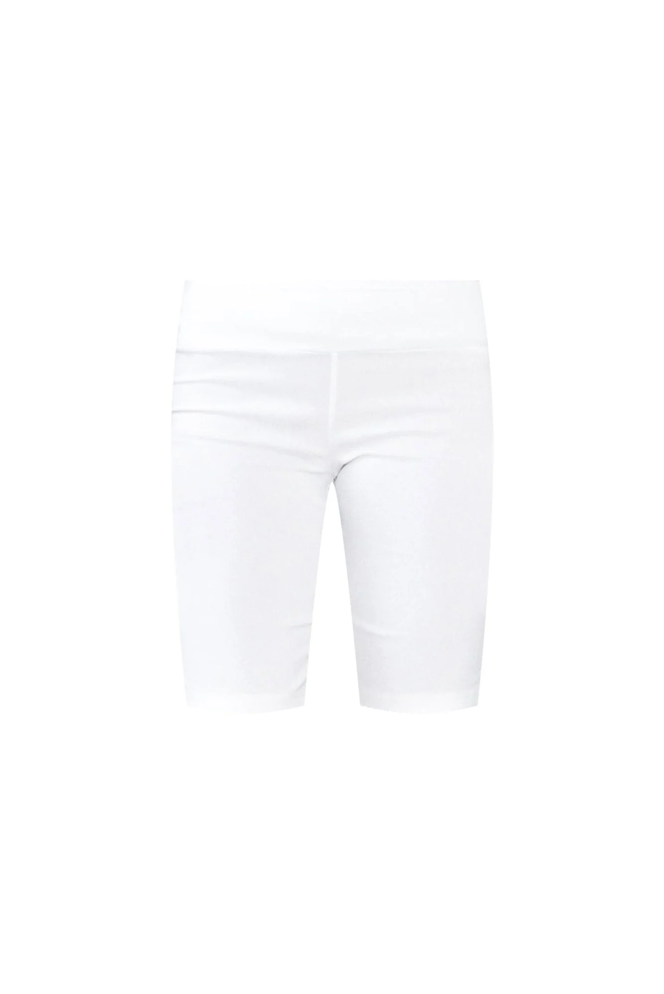 Marlo White Side Split Shorts