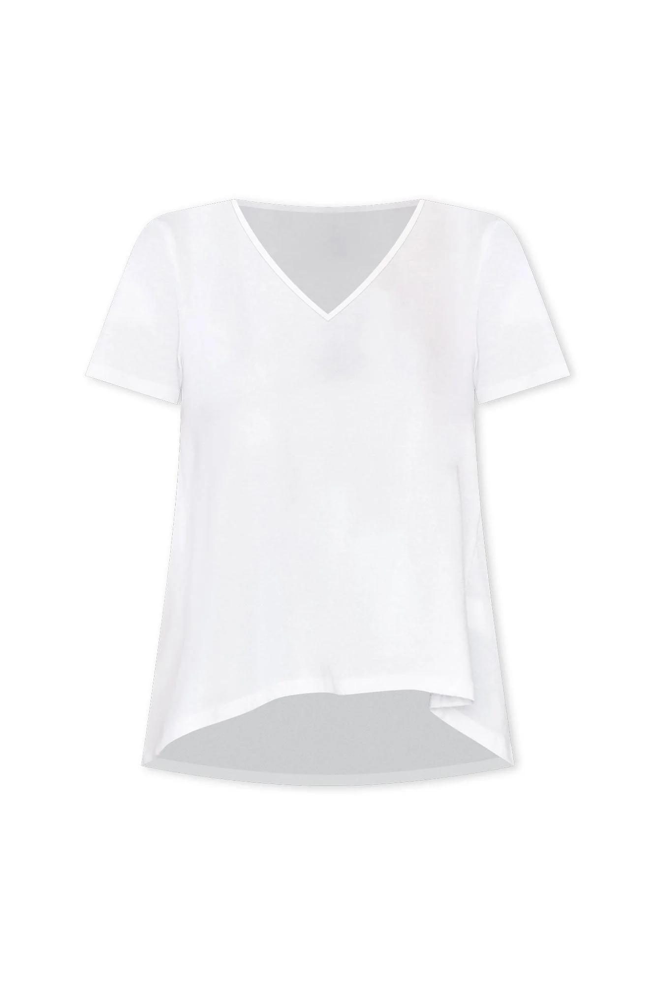 Montreal White Cotton Tee