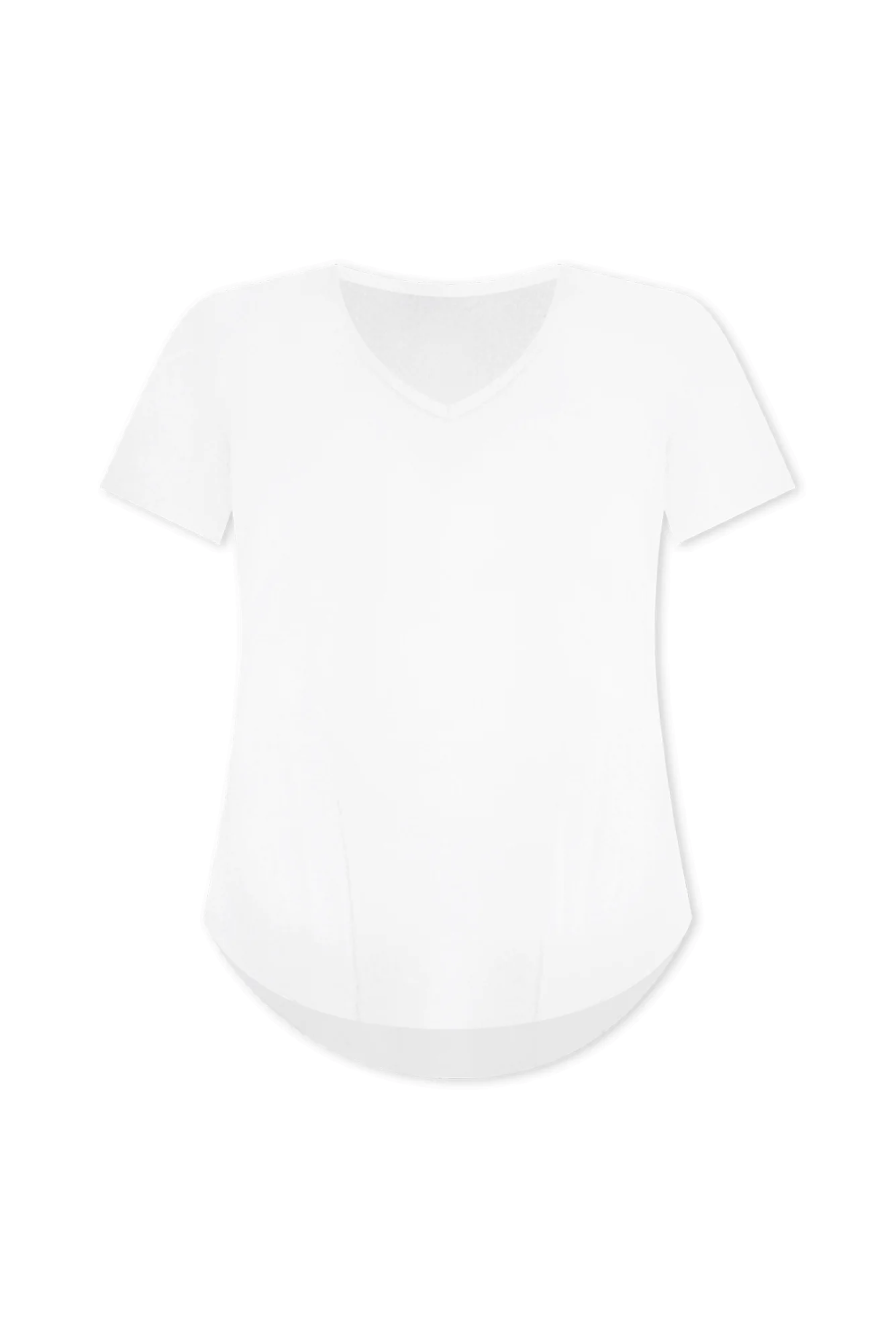 Veronica White Bamboo Tee