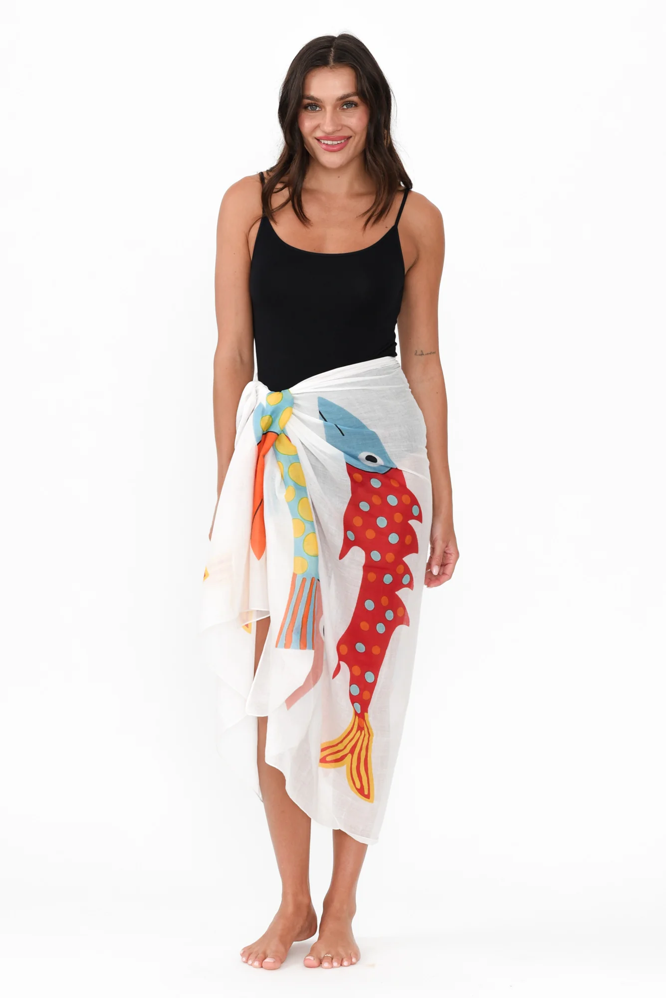Keyla White Sea Sarong