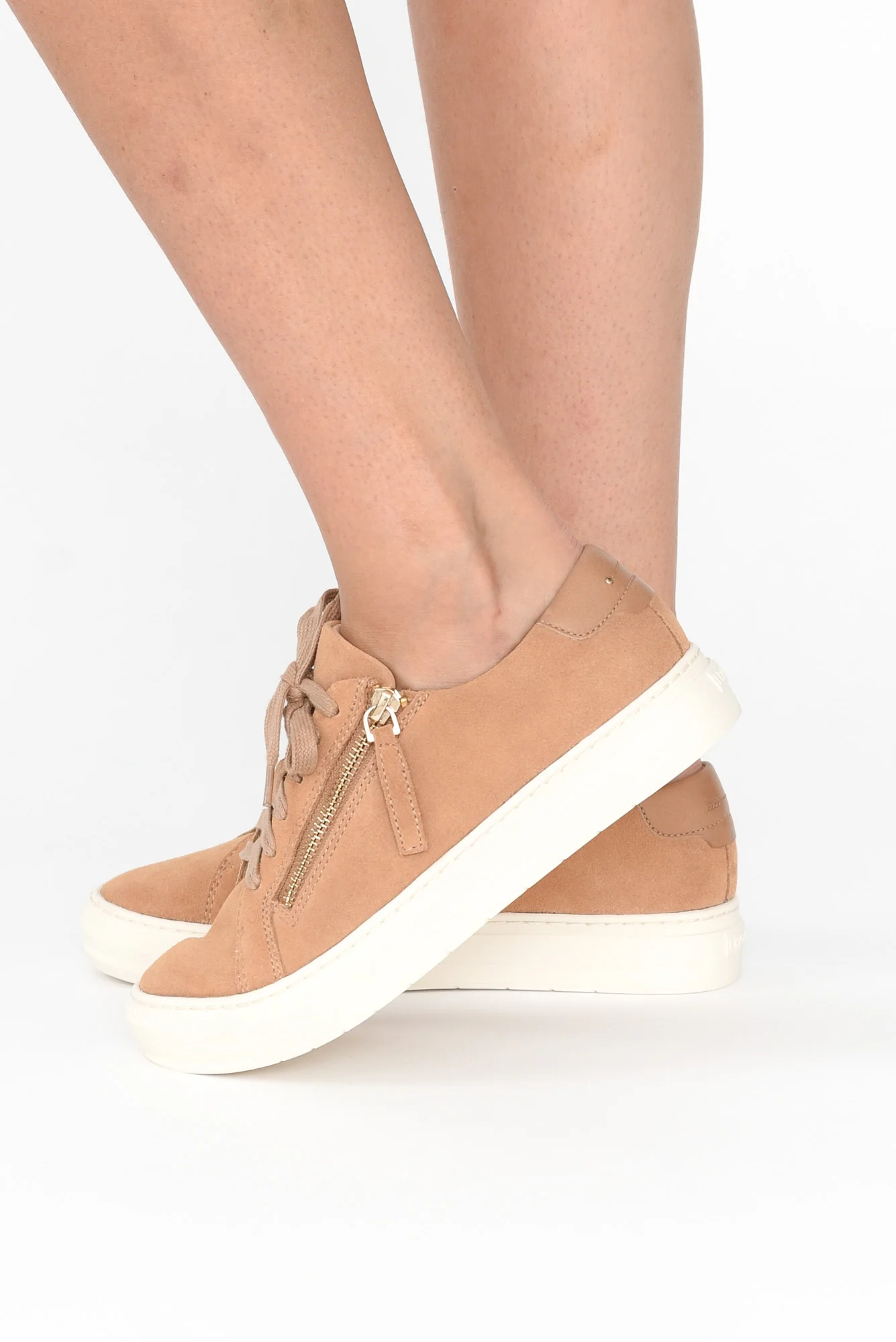 Billie Camel Suede Sneaker