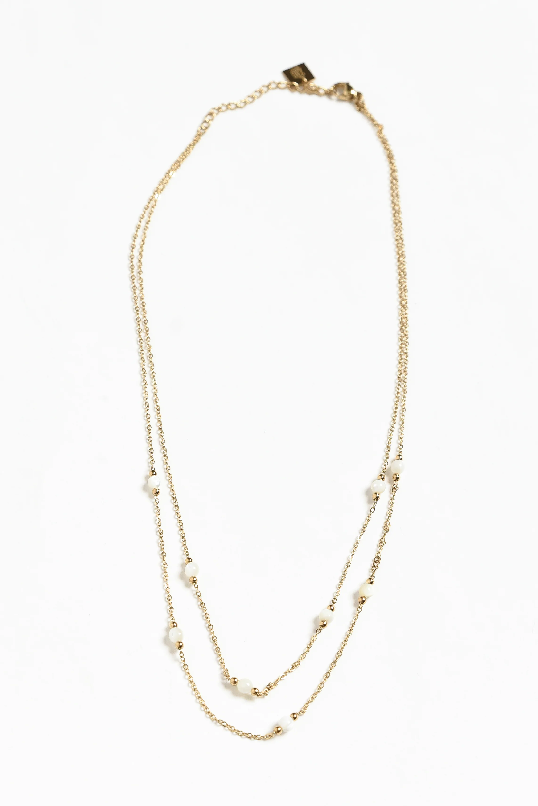 Shira Gold Plated Layered Necklace