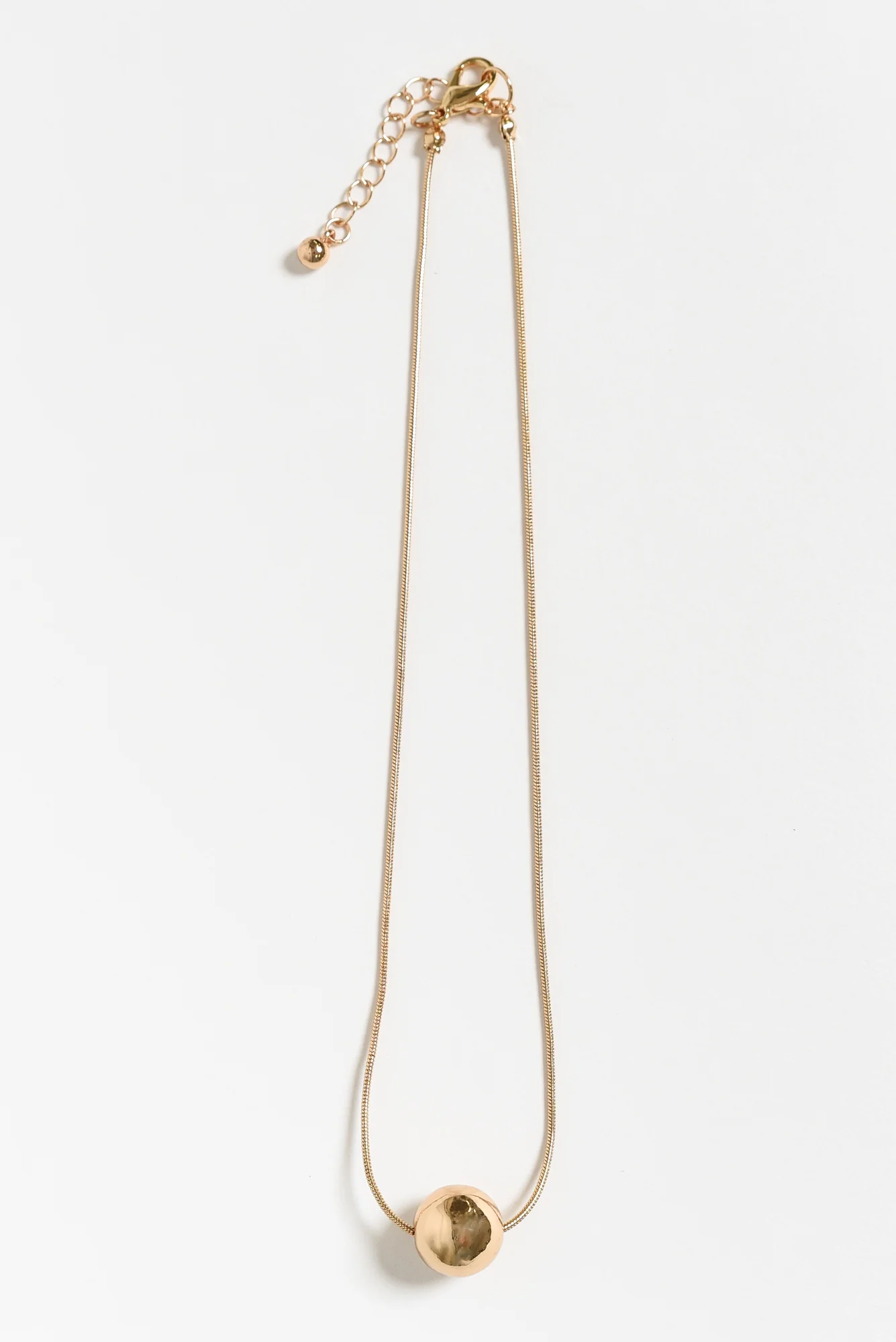 Innes Gold Ball Pendant Necklace