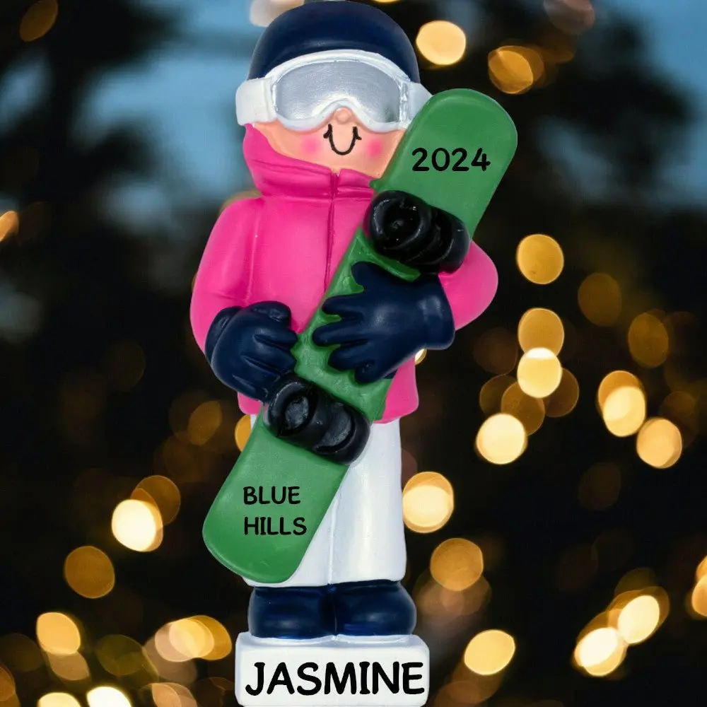 Snowboarder: Female  Ornament