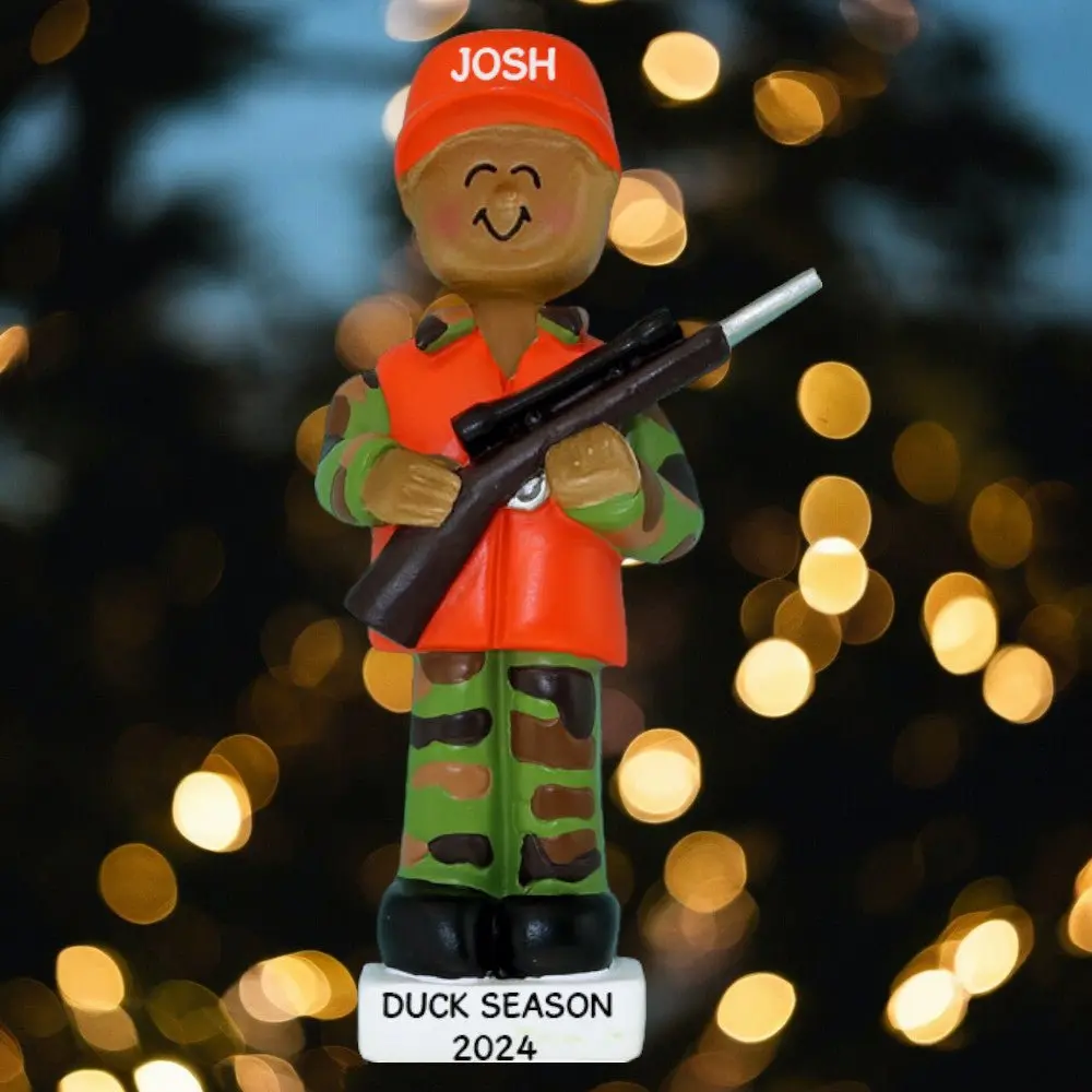 Hunter: Male, African-American  Ornament