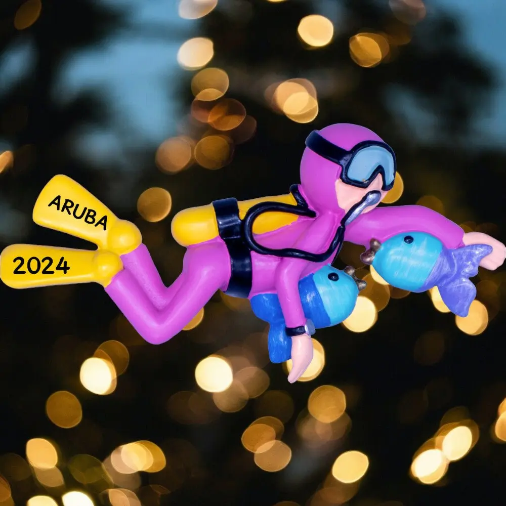 Scuba Diver: Female Ornament