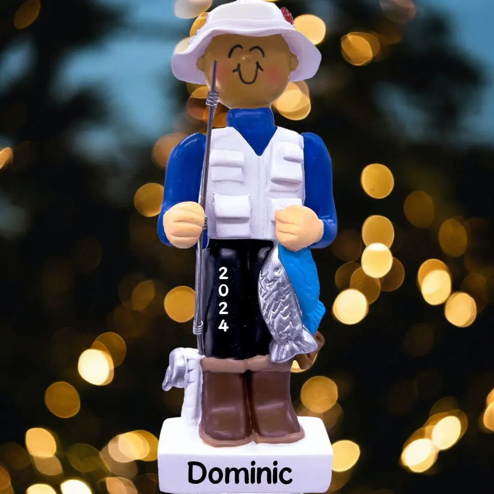 Fisherman: African-American Ornament