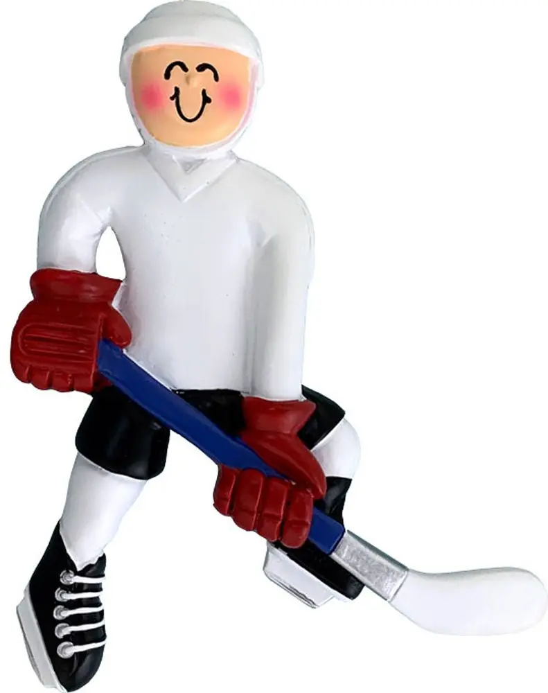 Hockey Player Christmas Ornament