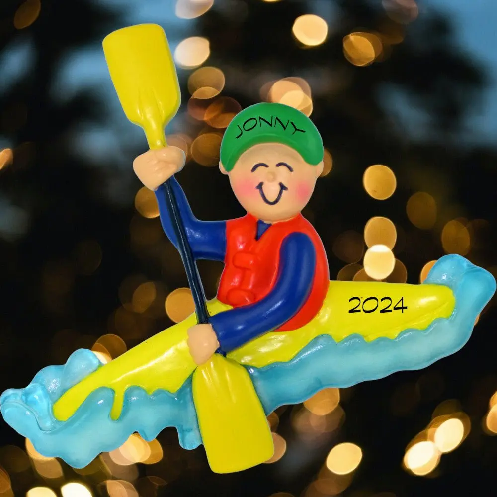 Kayaking: Male  Ornament