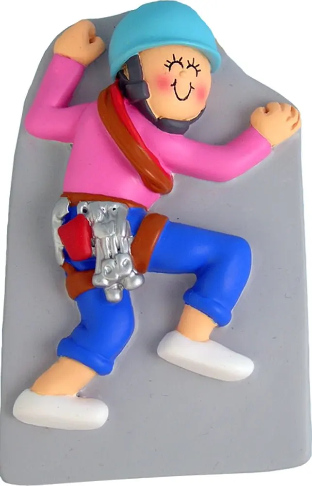 Rock Climber: Female  Ornament