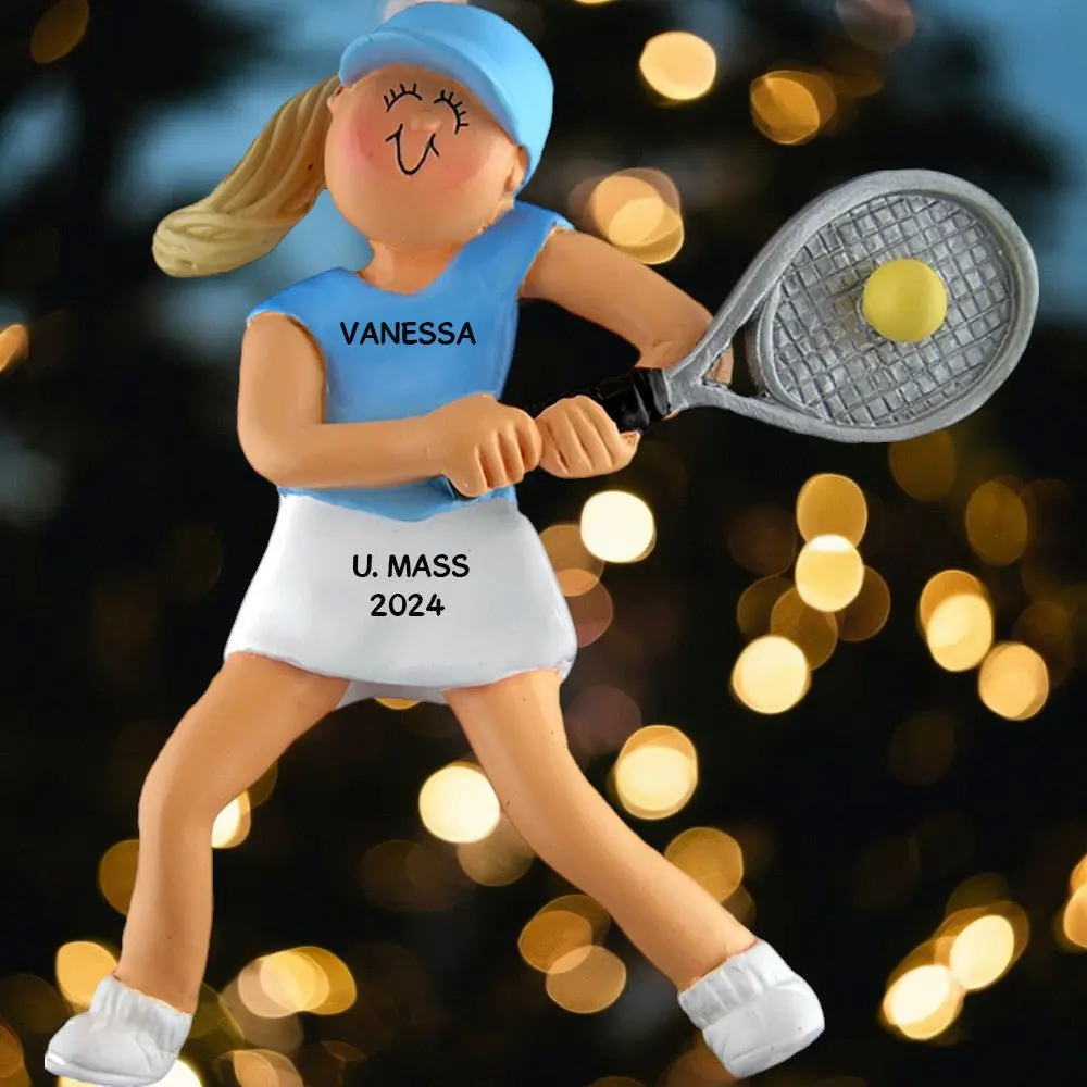 Tennis: Female, Blonde  Ornament