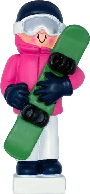 Snowboarder: Female  Ornament