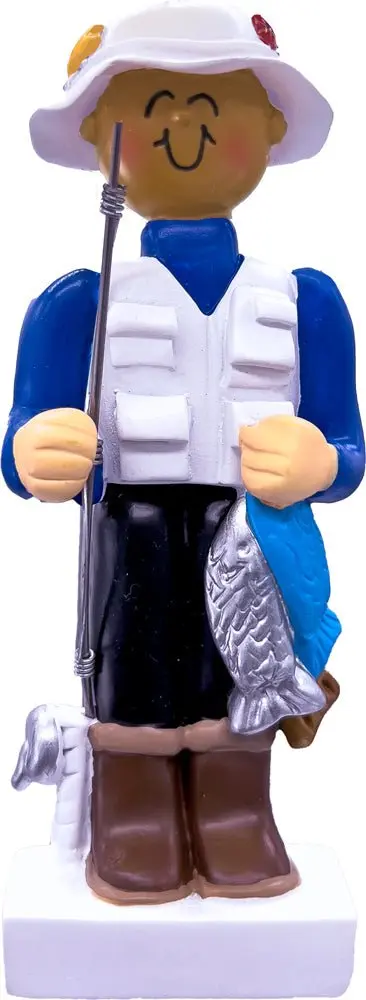 Fisherman: African-American Ornament