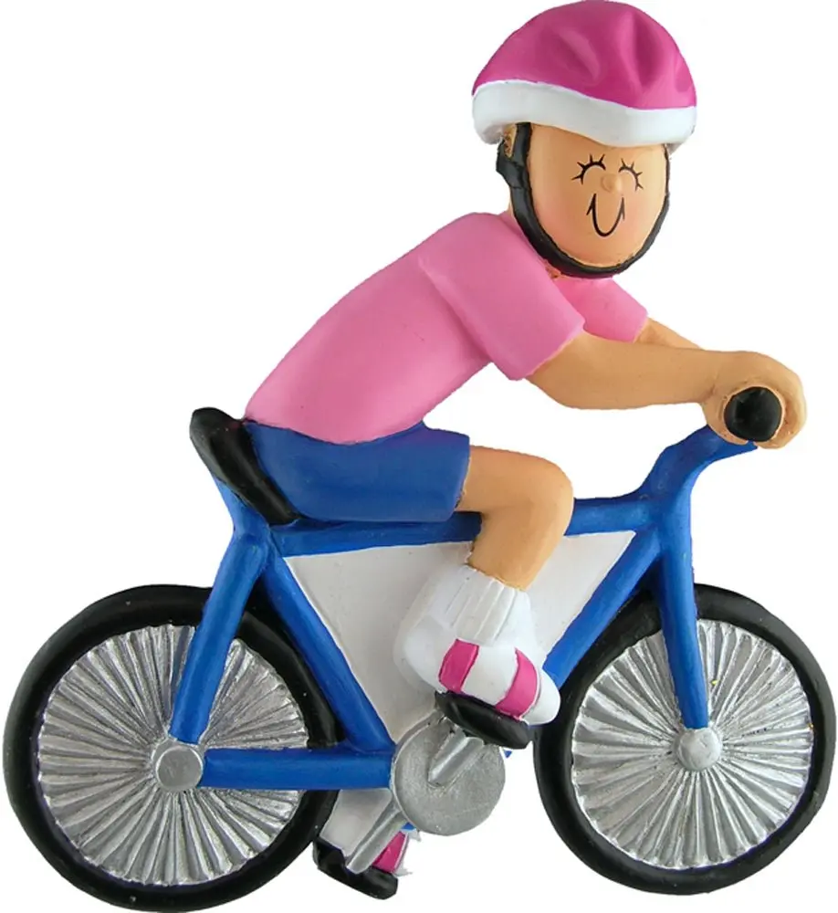 Bicycle Rider: Female  Ornament