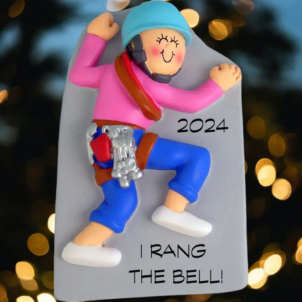 Rock Climber: Female  Ornament