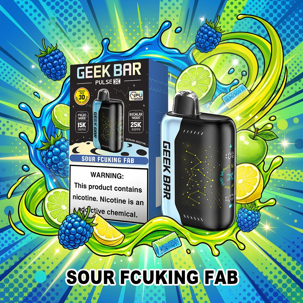 Geek Bar Pulse X 25K Puffs Disposable Sour Fcuking Fab