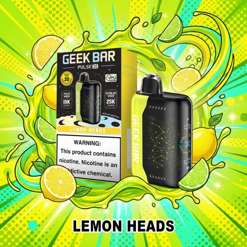 elf bar vape uk Lemon Heads Geek Bar Pulse X 25K Disposable Vape main image 1