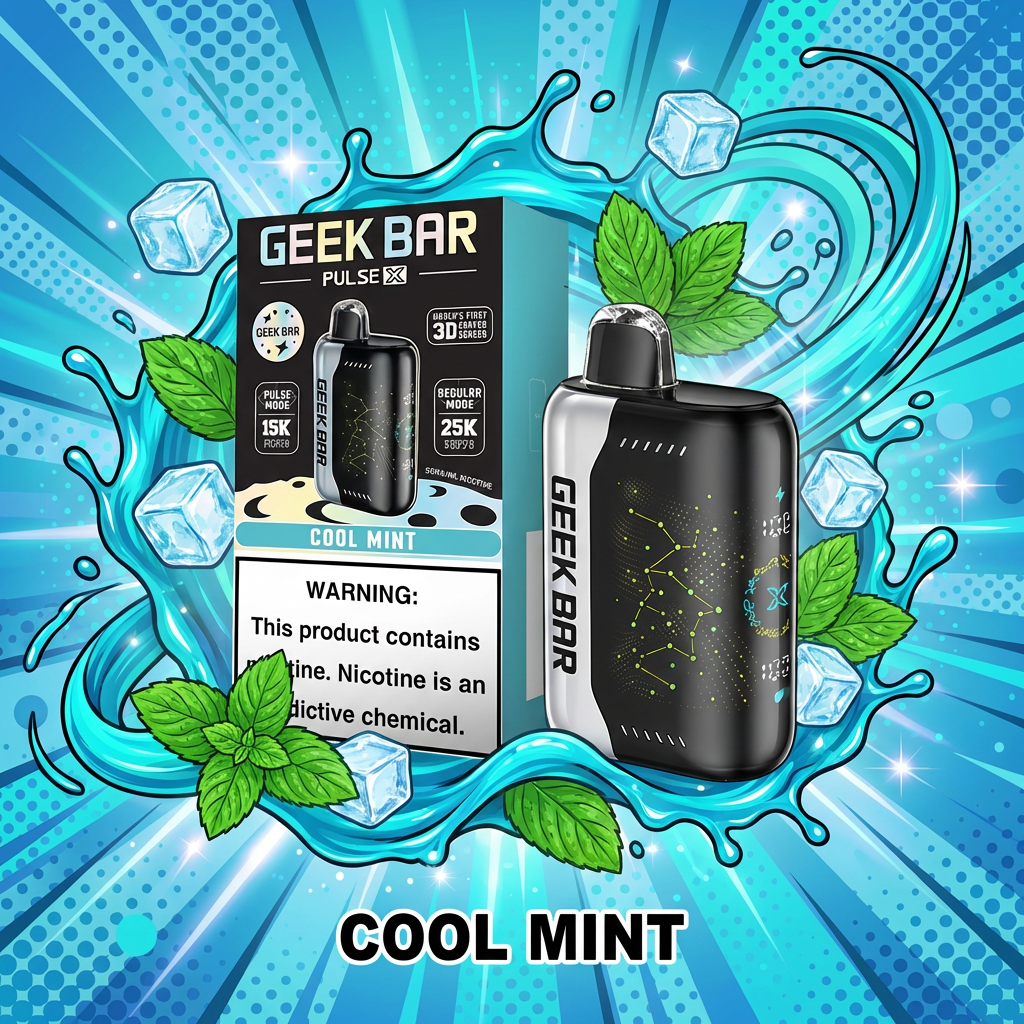 Geek Bar Pulse X 25K Cool Mint Review: The Definitive Icy Blast? - GeekBar Official US Reseller