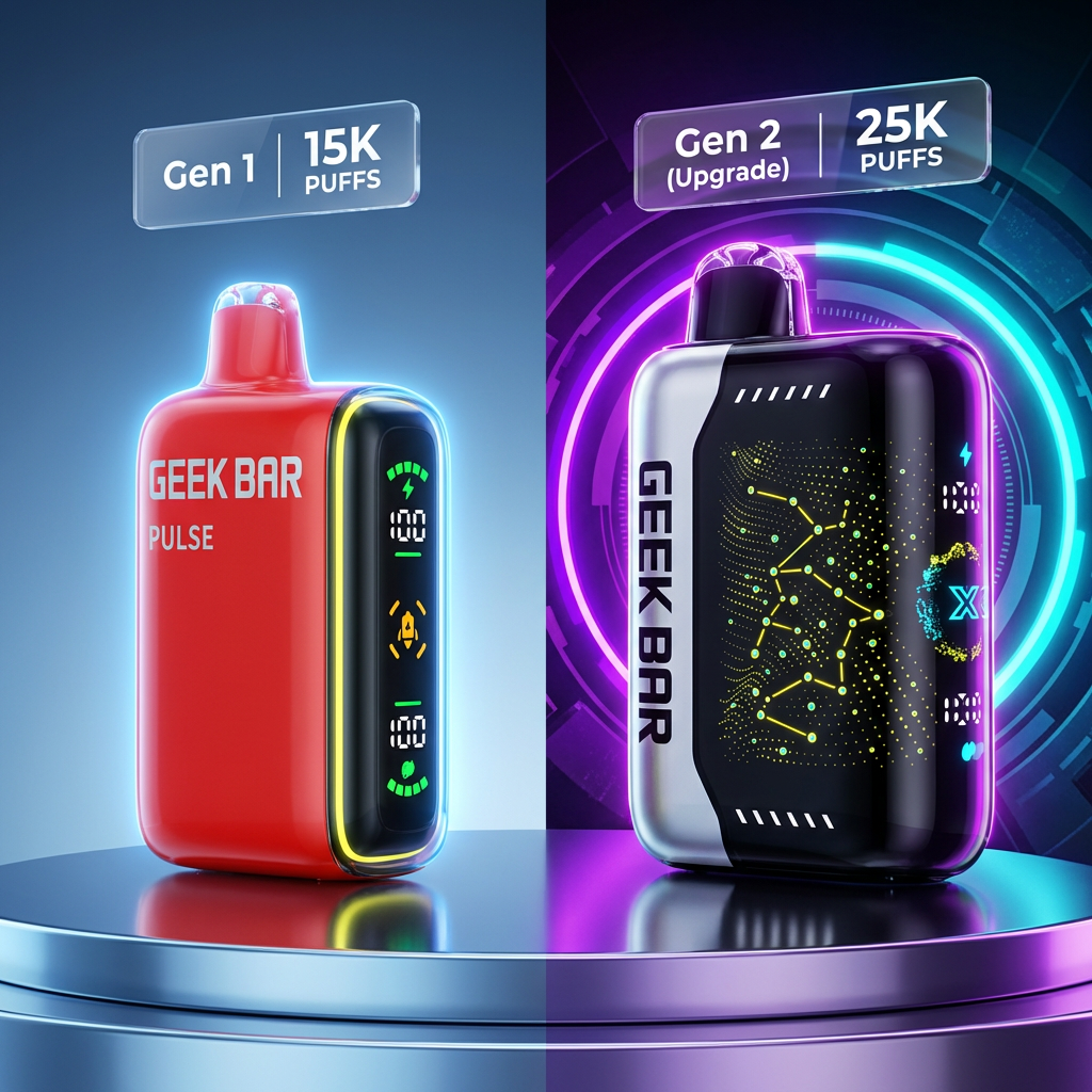 Geek Bar Pulse 15K vs. Pulse X 25K: Is the Upgrade Worth It? (2026 Comparison) - GeekBar Official US Reseller