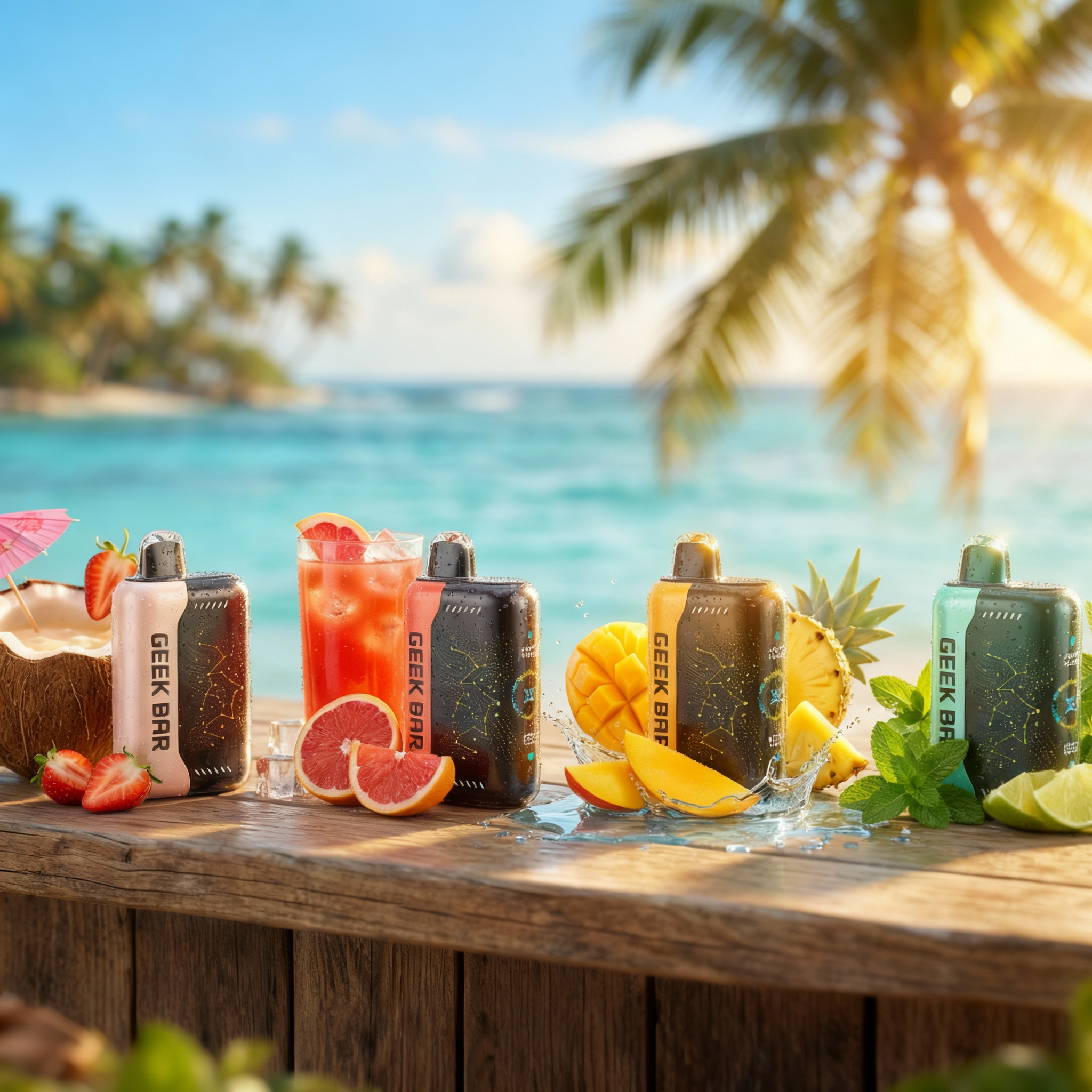 Escape to Paradise: 4 Best Tropical Geek Bar Pulse X Flavors (2026) - GeekBar Official US Reseller