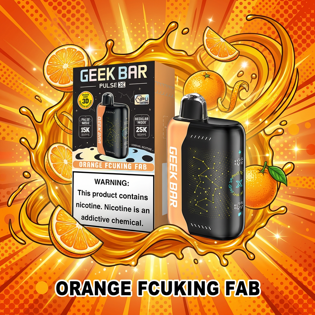 Geek Bar Pulse X 25K Orange Fcuking Fab Review: The Best Orange Vape? - GeekBar Official US Reseller