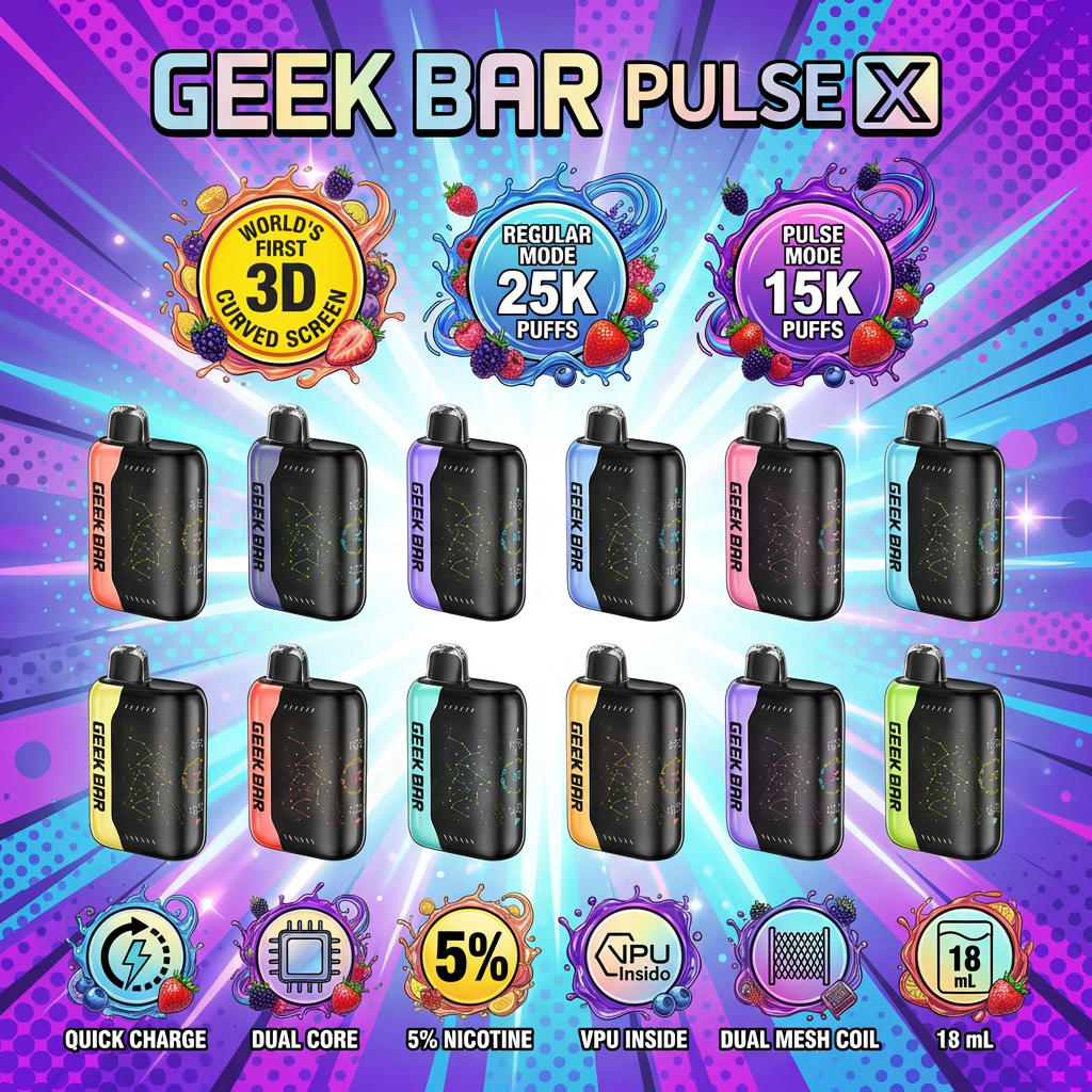Geek Bar Pulse X 25K Review: The New King of High-Puff Disposables? - GeekBar Official US Reseller