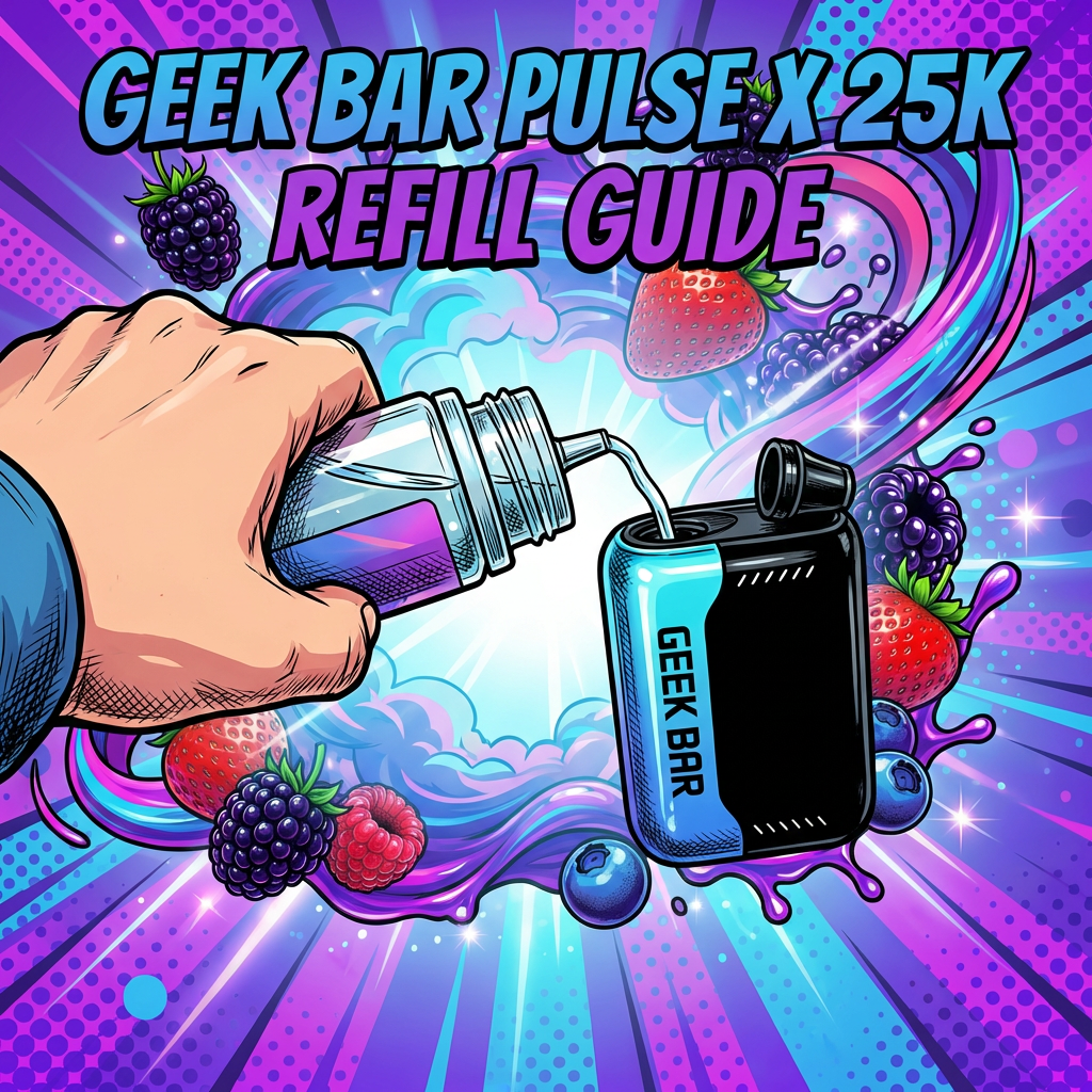 How to Refill Geek Bar Pulse X 25K: A Step-by-Step Guide - GeekBar Official US Reseller