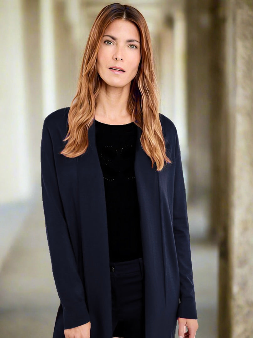 Strickcardigan in Marineblau - GERRY WEBER OUTLET