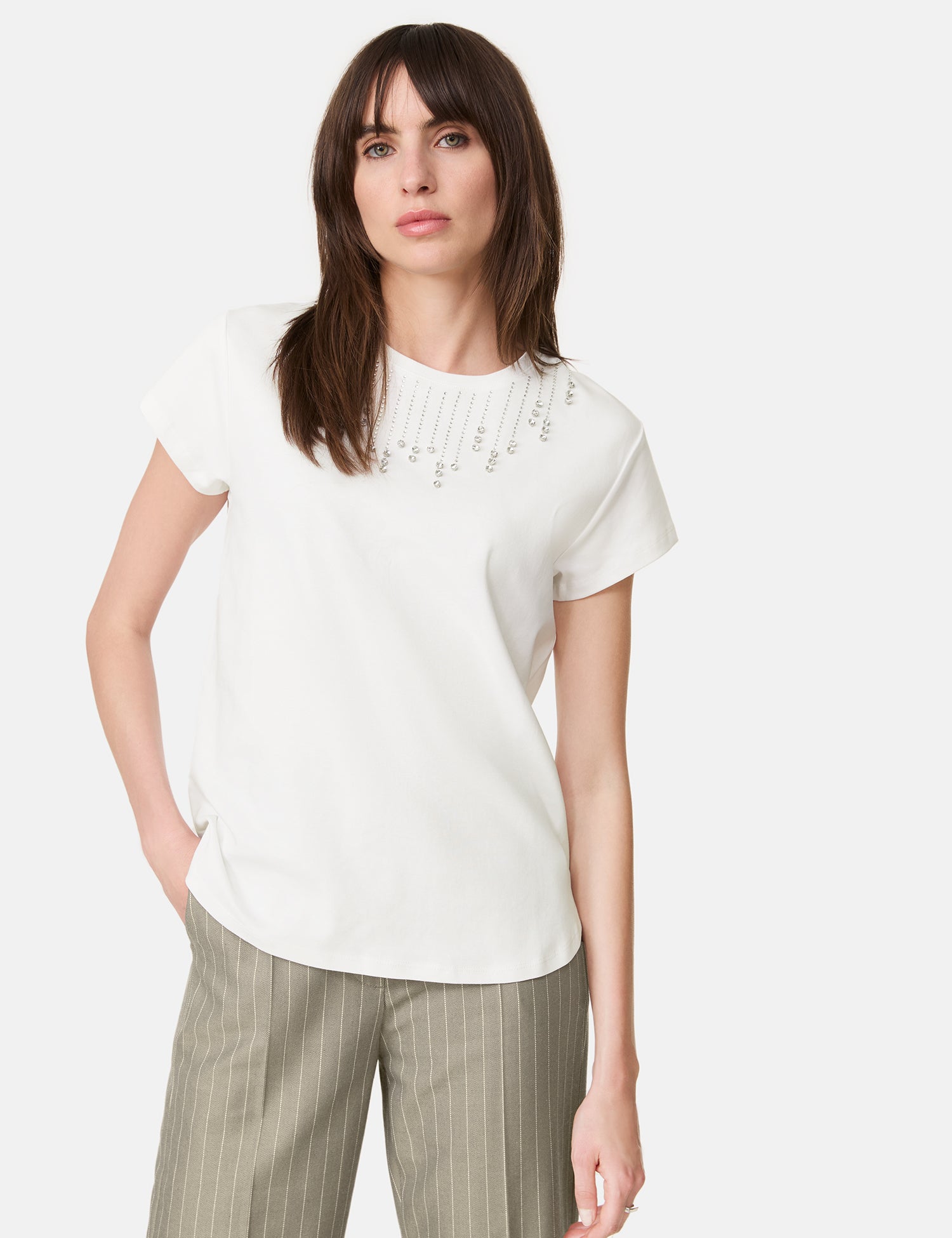 Oberteil mit applizierten Strasssteinen - GERRY WEBER OUTLET